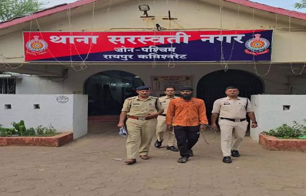 रायपुर में गांजा तस्करी पर पुलिस का शिकंजा, 4.136 किलो गांजा के साथ आरोपी गिरफ्तार