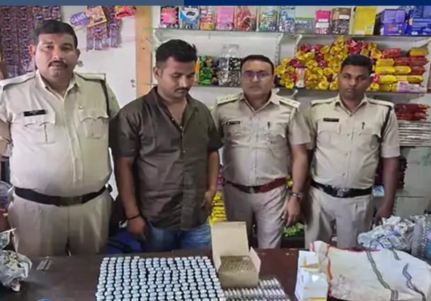 Sarguja: दुकान की आड़ में चल रहा था नशीले इंजेक्शन का कारोबार, 4 लाख की खेप जब्त