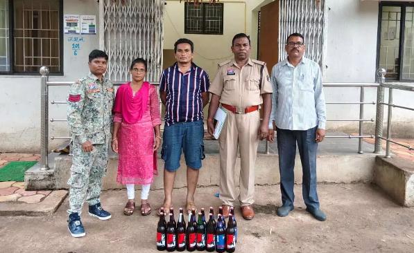 दंतेवाड़ा में अवैध शराब पर बड़ी कार्रवाई, एक आरोपी गिरफ्तार