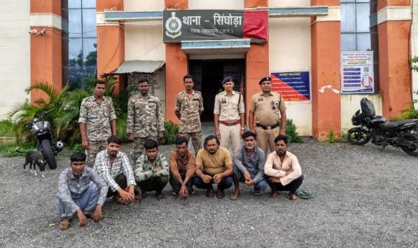 महासमुंद में पारधी गिरोह का पर्दाफाश, नकबजनी के 7 आरोपी गिरफ्तार