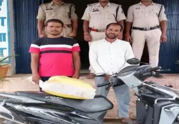 जांजगीर-चांपा में गांजा तस्करी का खुलासा, 3.780 किलो गांजा के साथ दो आरोपी गिरफ्तार