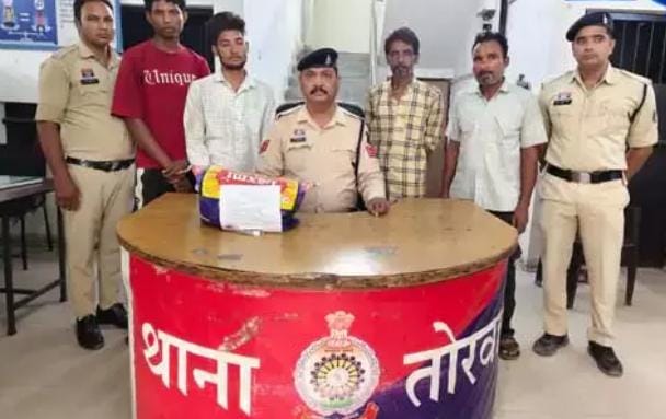 बिलासपुर में पोस्ता-डोडा तस्करी का भंडाफोड़, चार आरोपी गिरफ्तार