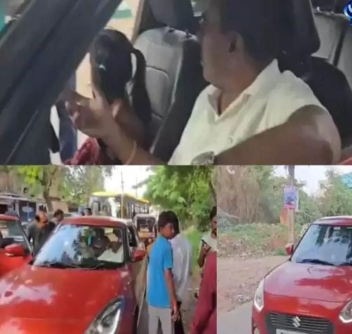 हैदराबाद में नाबालिग पोती से कार चलवाना पड़ा महंगा, पुलिस अधिकारी निलंबित
