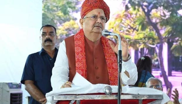राजनांदगांव गौशाला में डॉ. रमन सिंह ने किया मनोहर गौछाया परिसर का लोकार्पण