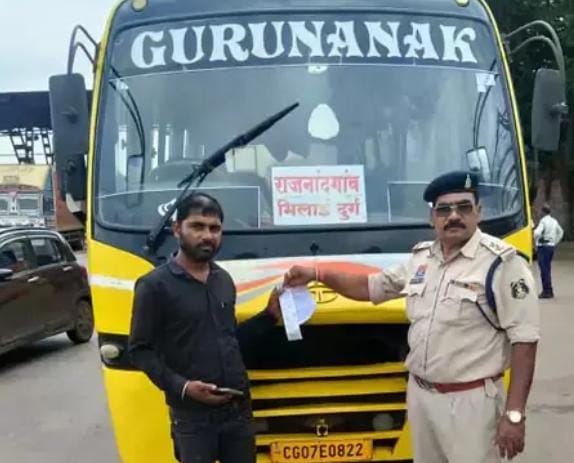 दुर्ग में पहली बार नशे में यात्री बस चलाने वाले चालक को जेल, कोर्ट ने लगाया 15 हजार का जुर्माना