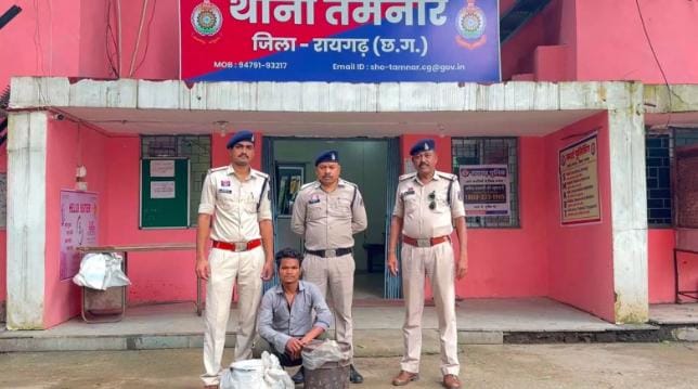 ऑपरेशन आघात के तहत तमनार पुलिस की बड़ी कार्रवाई, 50 लीटर महुआ शराब जब्त